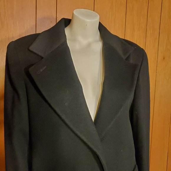 New York Jones Vintage Wool Trench Coat Women's Size 16 - Picture 3 of 7